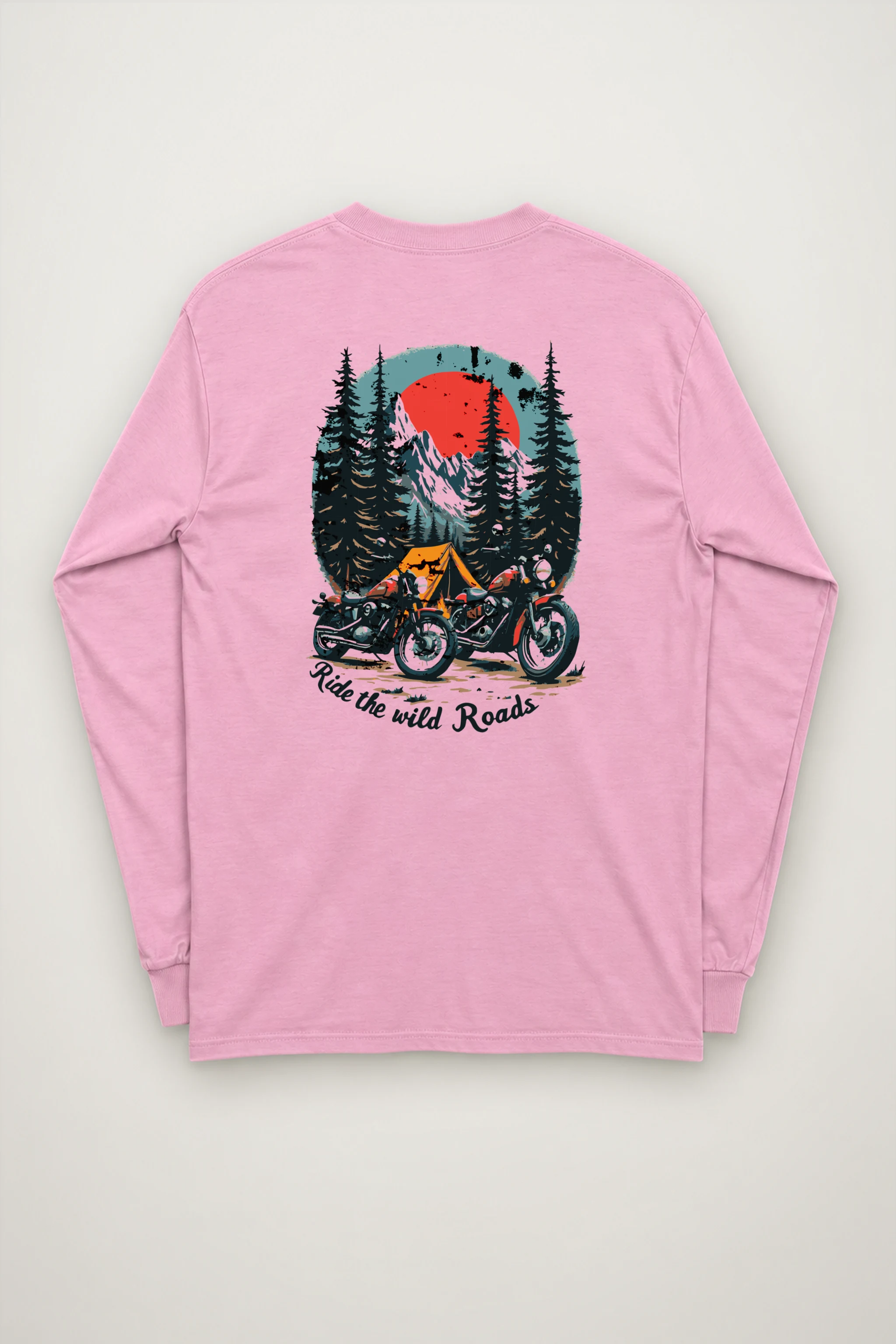 "Ride The Wild Roads" Unisex Longsleeve T-shirt