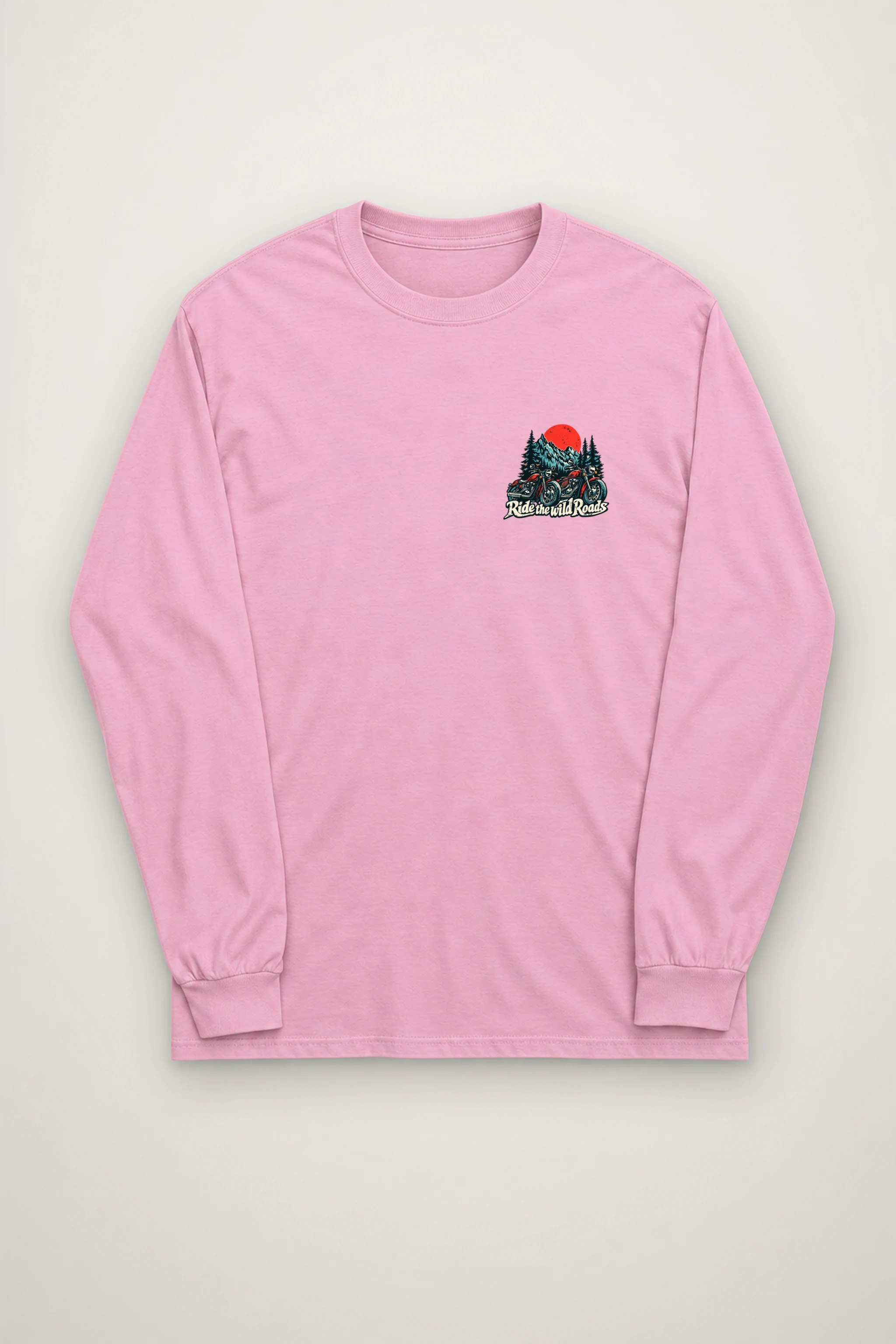 "Ride The Wild Roads" Unisex Longsleeve T-shirt