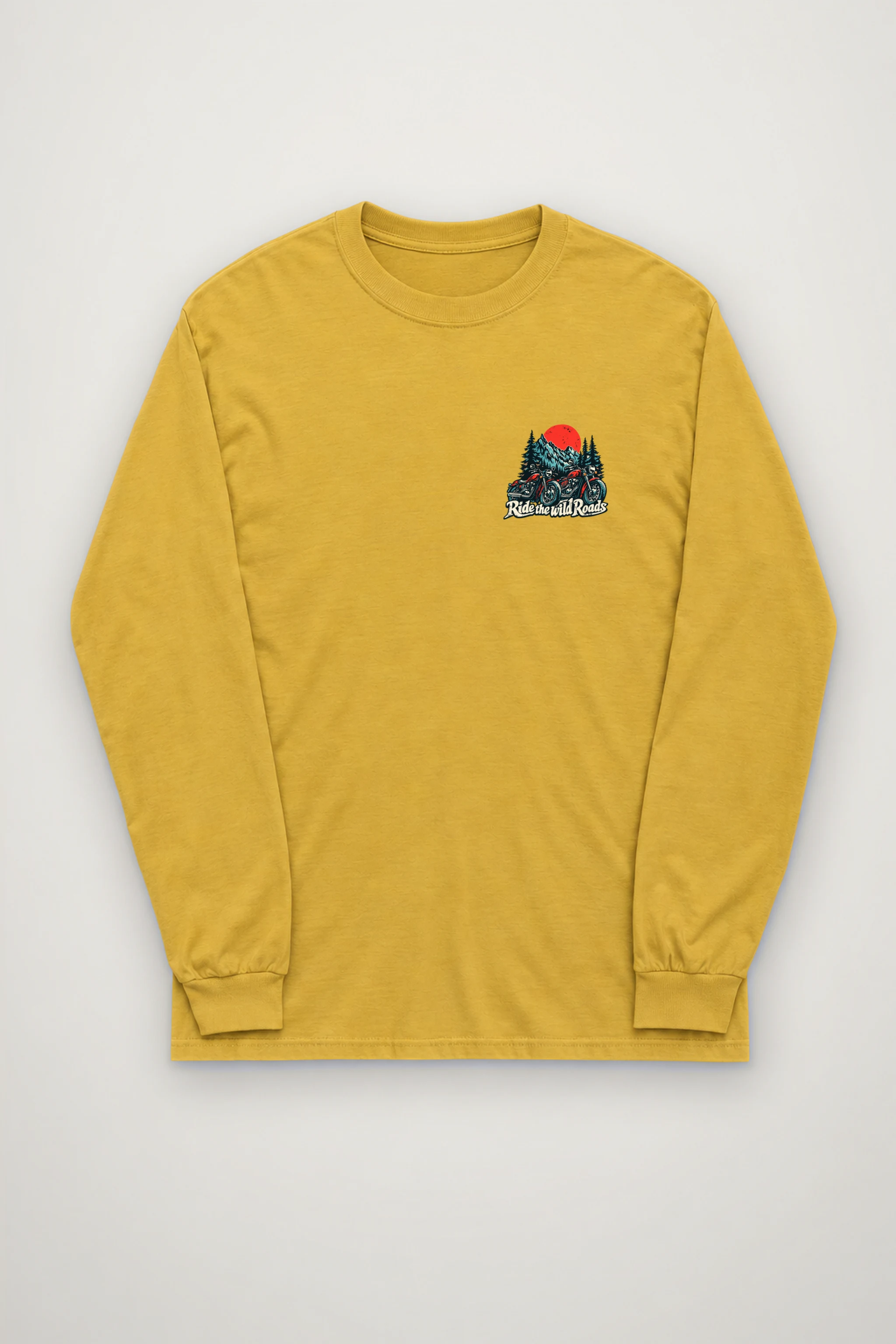 "Ride The Wild Roads" Unisex Longsleeve T-shirt