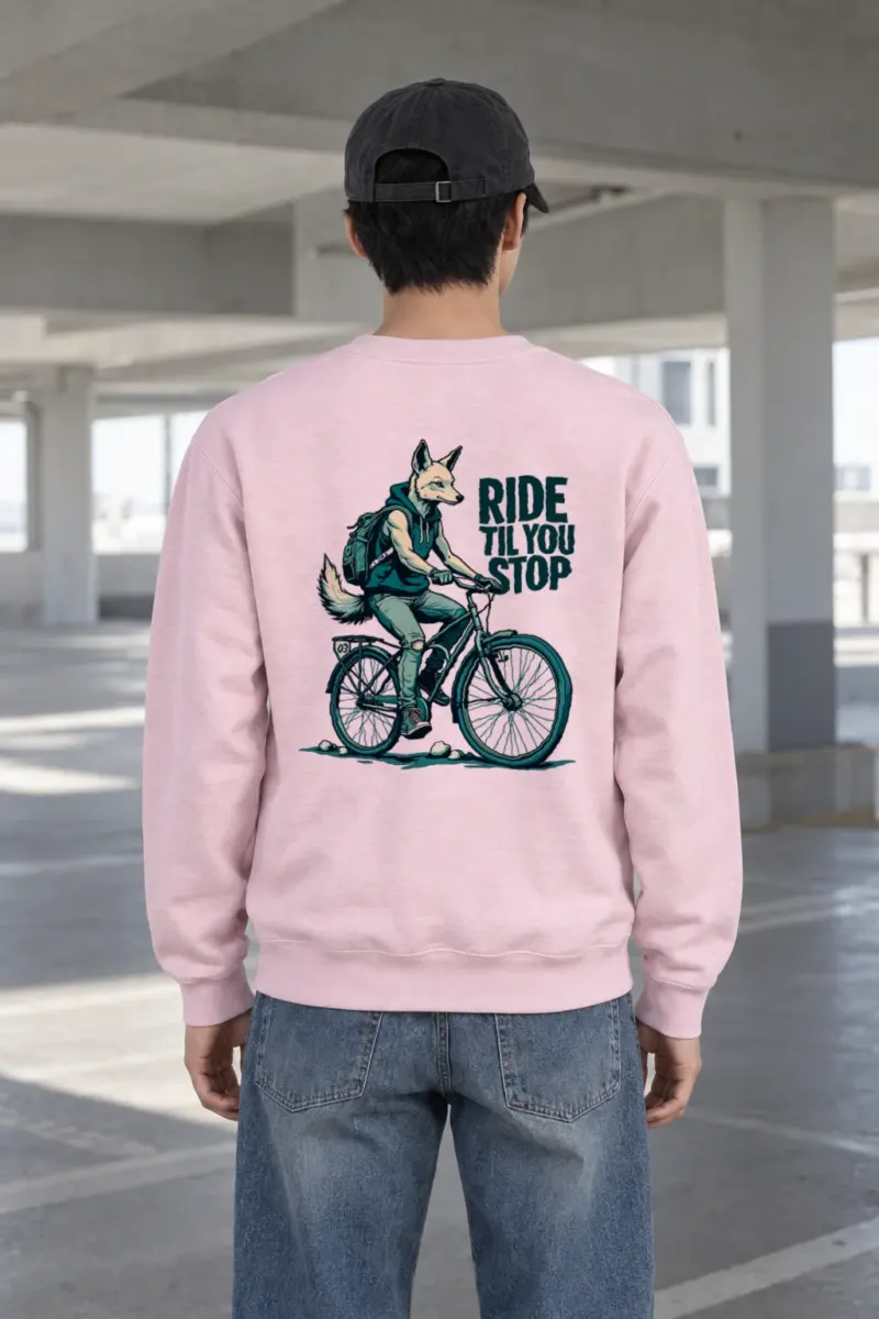 "Ride Til You Stop" Heavy Blend Unisex Crewneck Sweatshirt | Gildan 18000