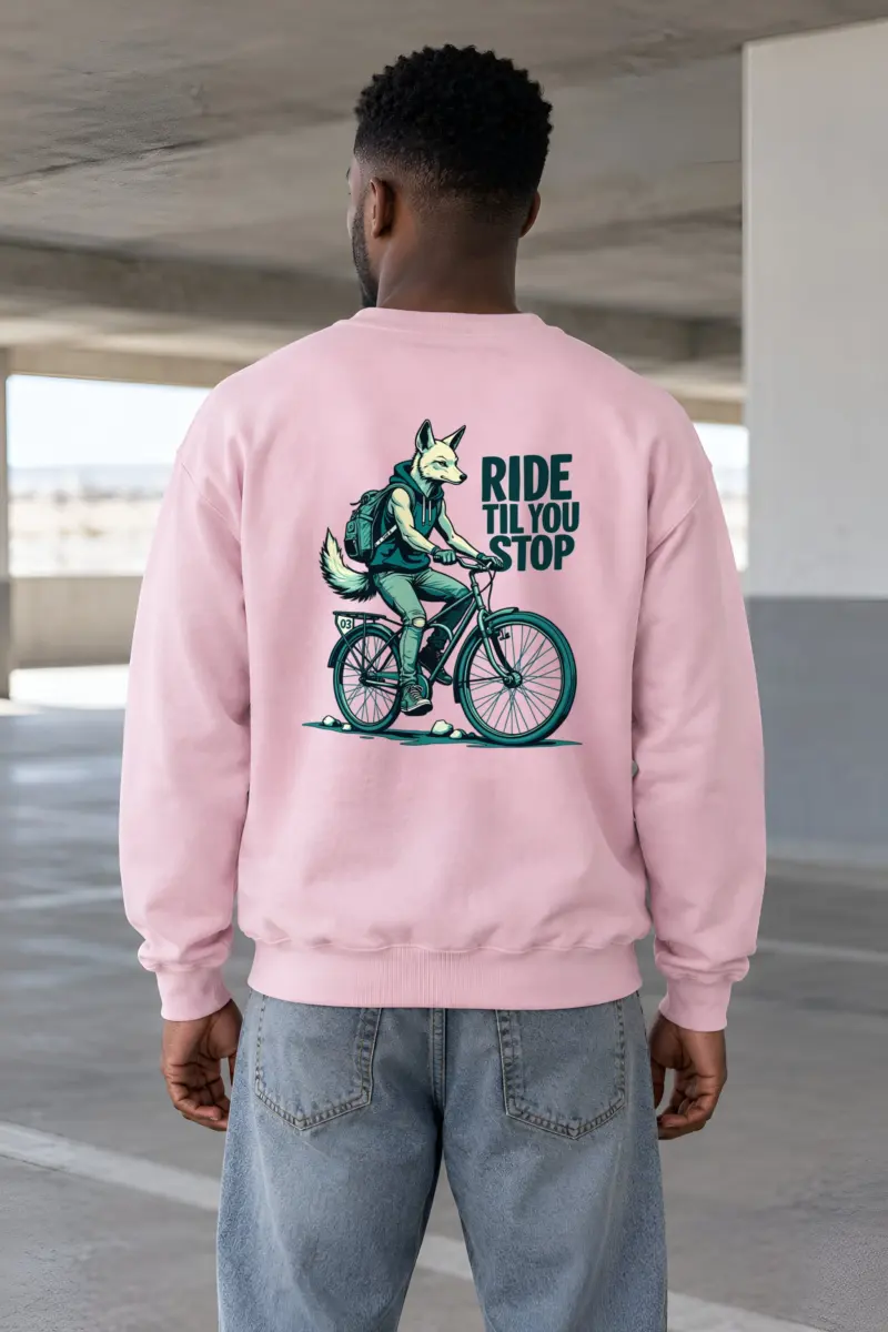 "Ride Til You Stop" Heavy Blend Unisex Crewneck Sweatshirt