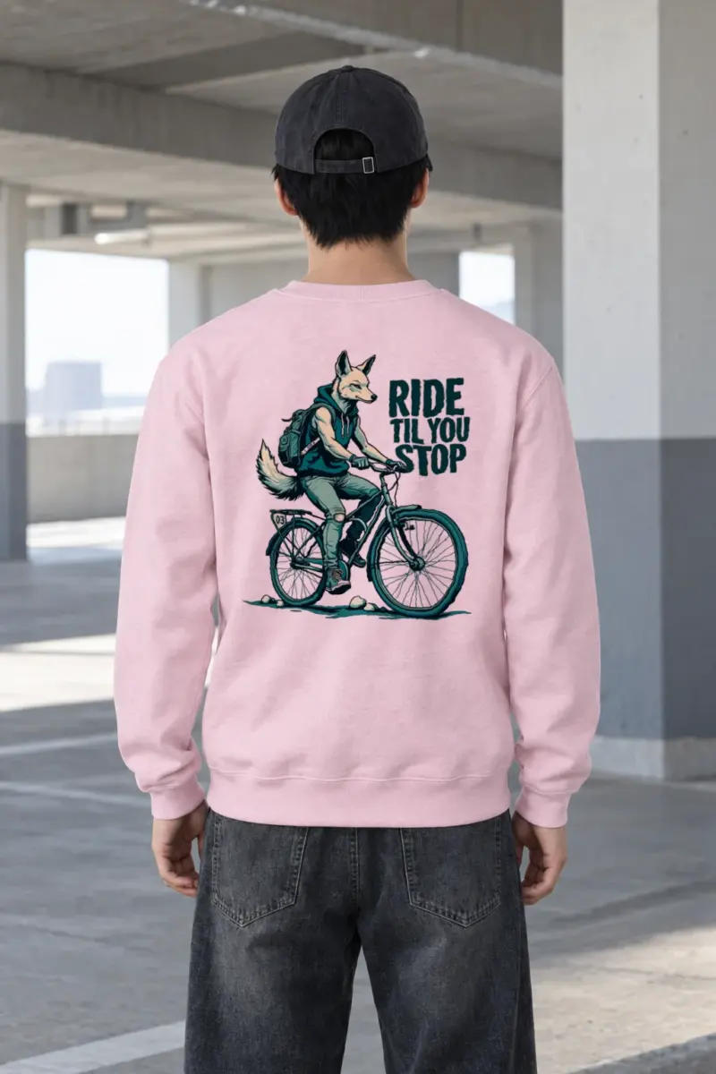 "Ride Til You Stop" Heavy Blend Unisex Crewneck Sweatshirt