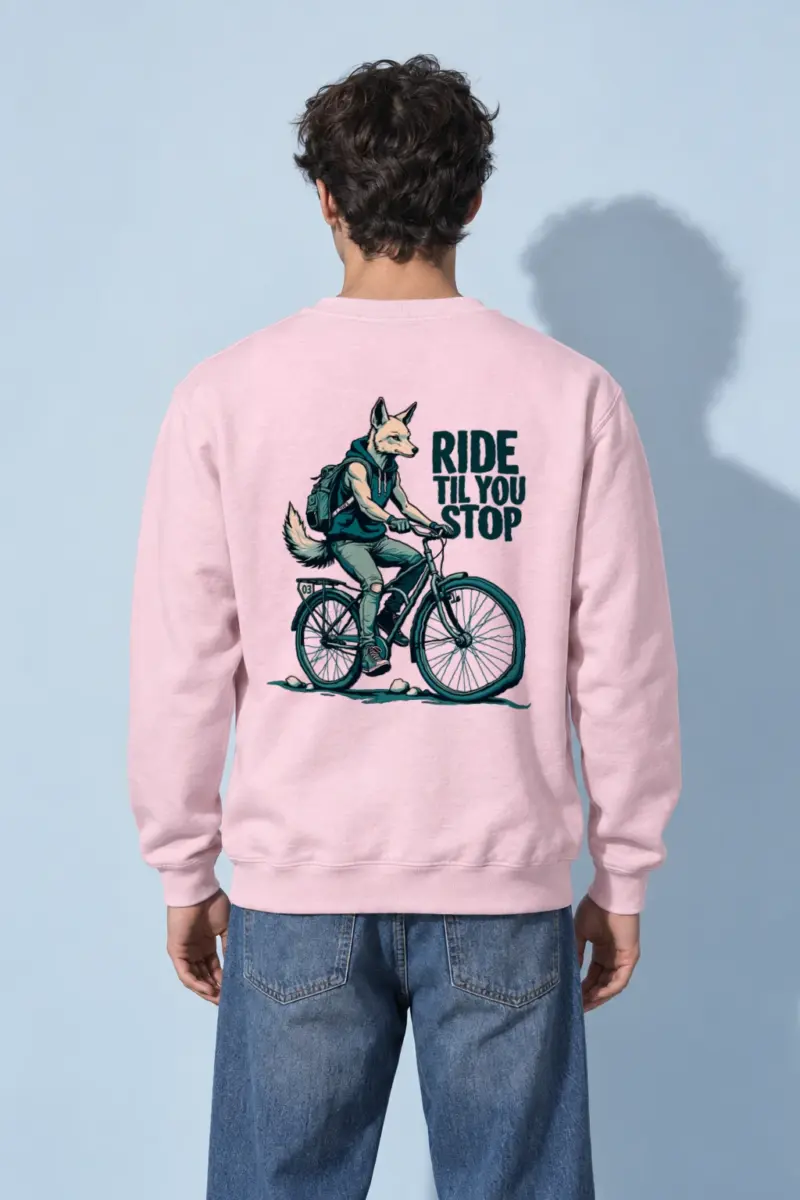 "Ride Til You Stop" Heavy Blend Unisex Crewneck Sweatshirt | Gildan 18000