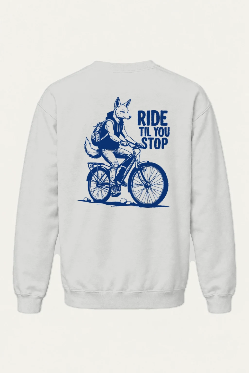 "Ride Til You Stop" Heavy Blend Unisex Crewneck Sweatshirt | Gildan 18000