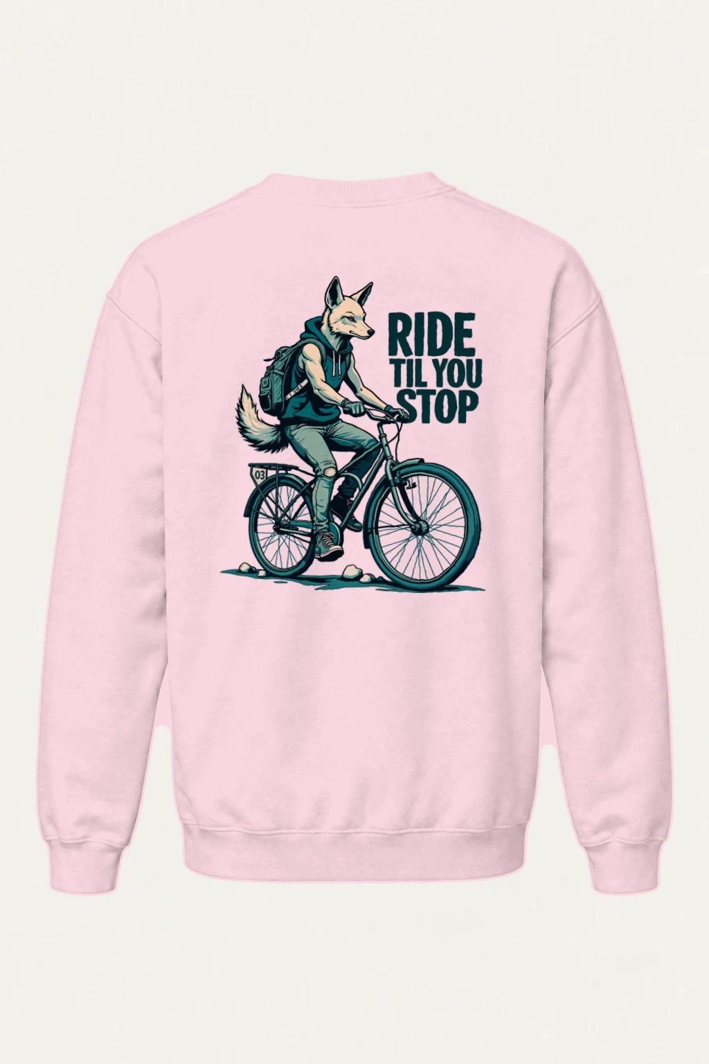 "Ride Til You Stop" Heavy Blend Unisex Crewneck Sweatshirt | Gildan 18000