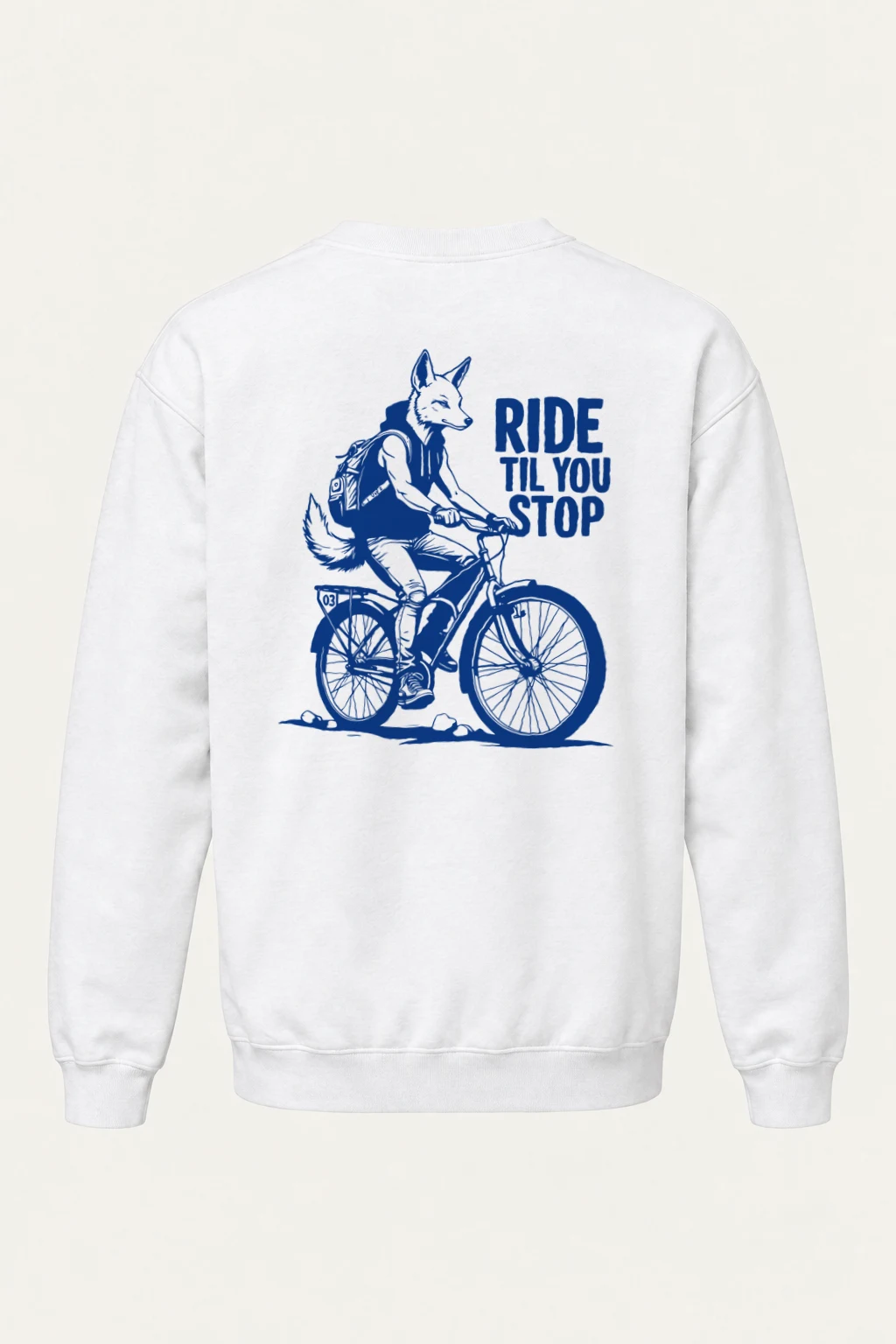 "Ride Til You Stop" Heavy Blend Unisex Crewneck Sweatshirt | Gildan 18000