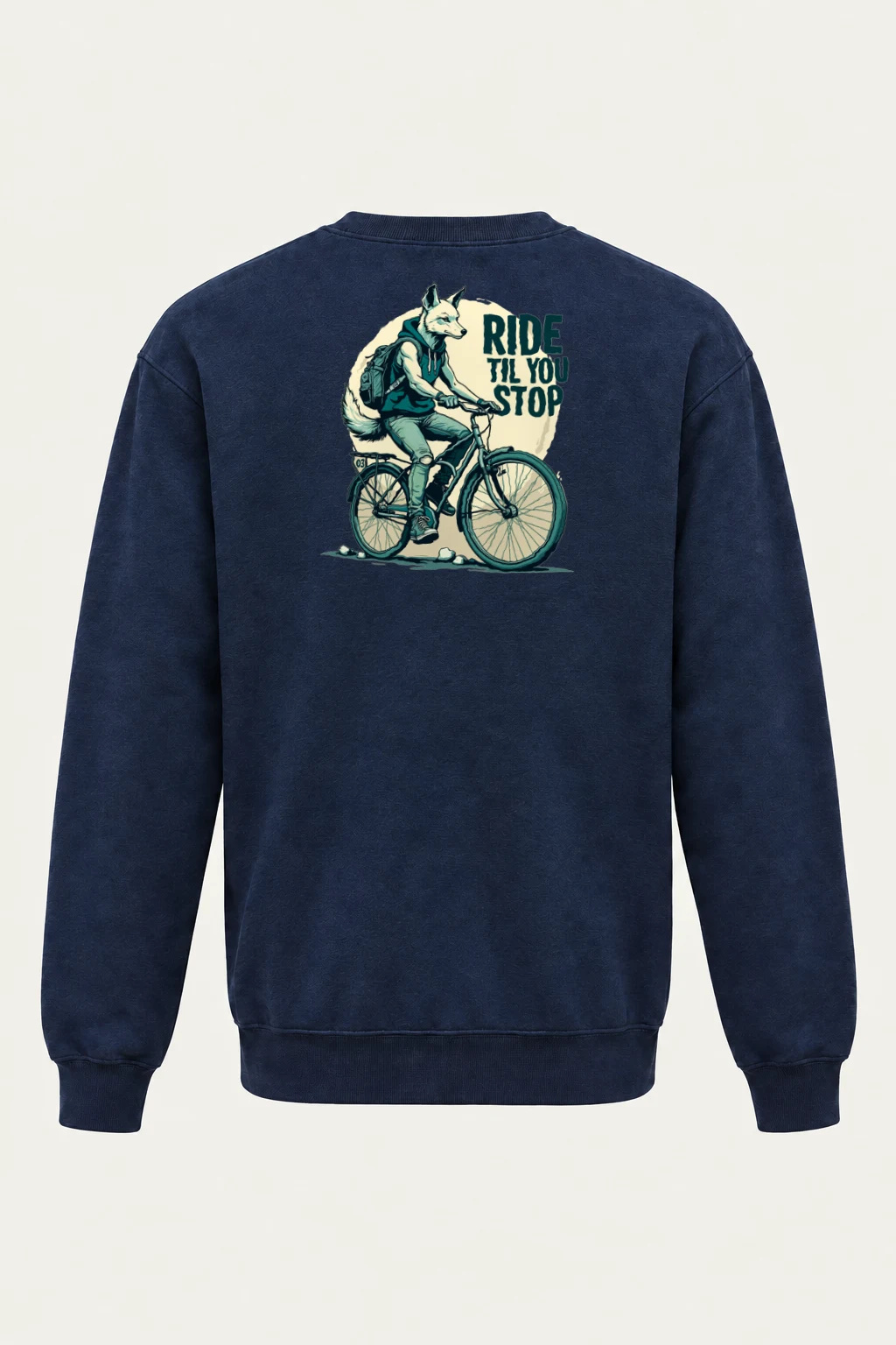 "Ride Til You Stop" Heavy Blend Unisex Crewneck Sweatshirt | Gildan 18000