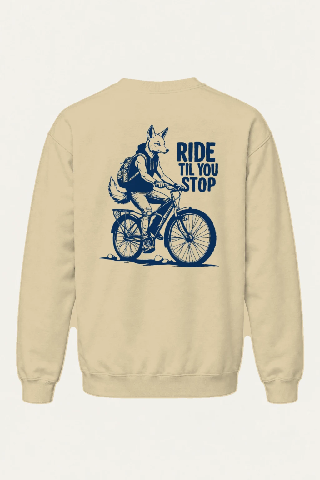 "Ride Til You Stop" Heavy Blend Unisex Crewneck Sweatshirt | Gildan 18000