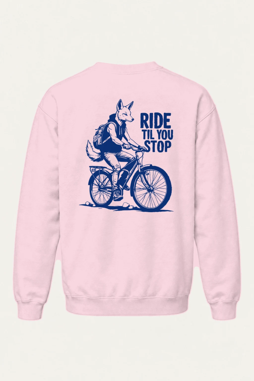 "Ride Til You Stop" Heavy Blend Unisex Crewneck Sweatshirt | Gildan 18000