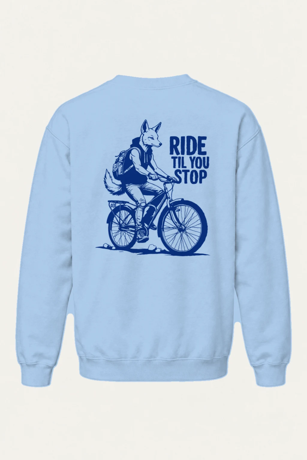 "Ride Til You Stop" Heavy Blend Unisex Crewneck Sweatshirt | Gildan 18000
