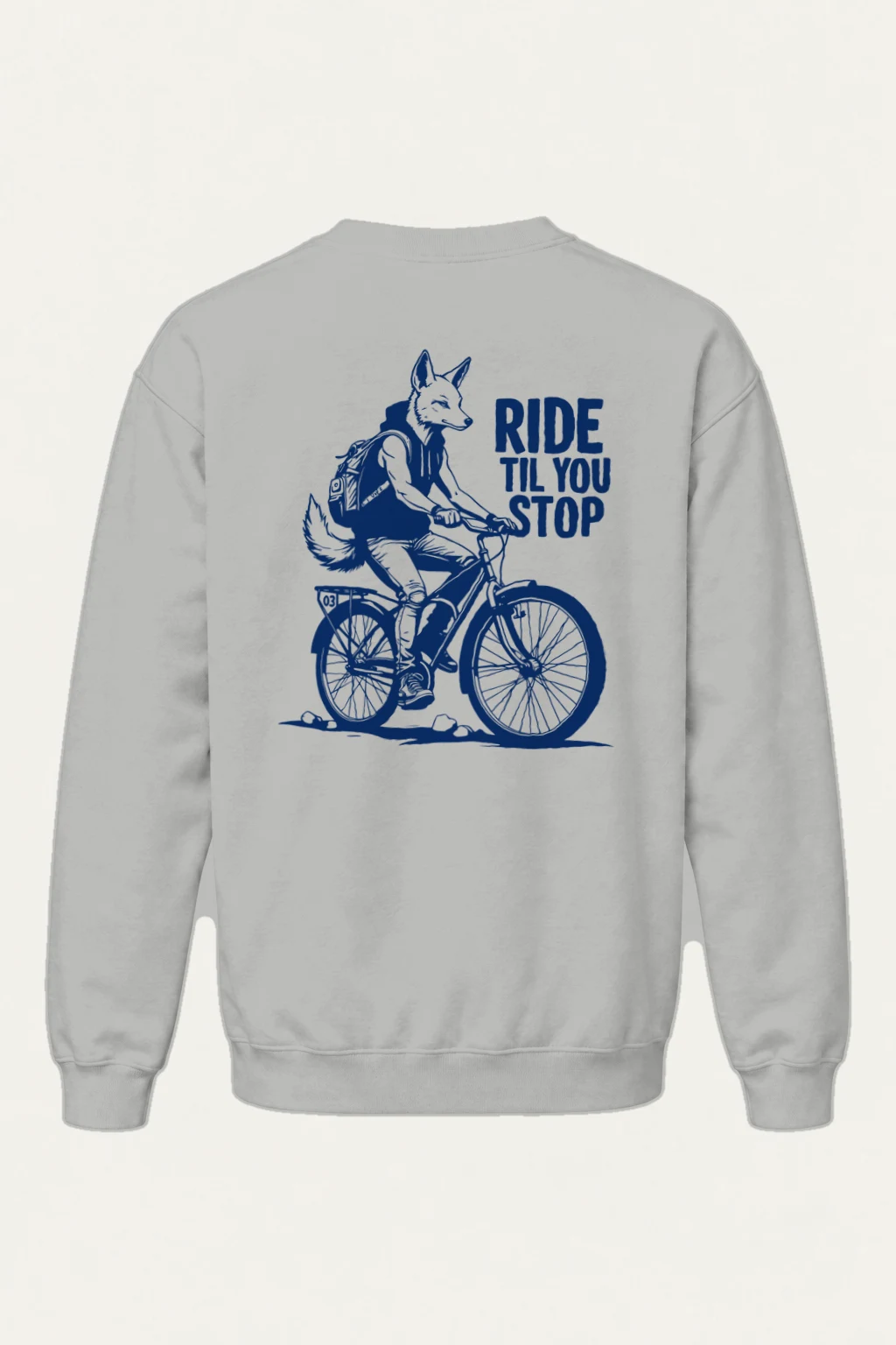 "Ride Til You Stop" Heavy Blend Unisex Crewneck Sweatshirt | Gildan 18000