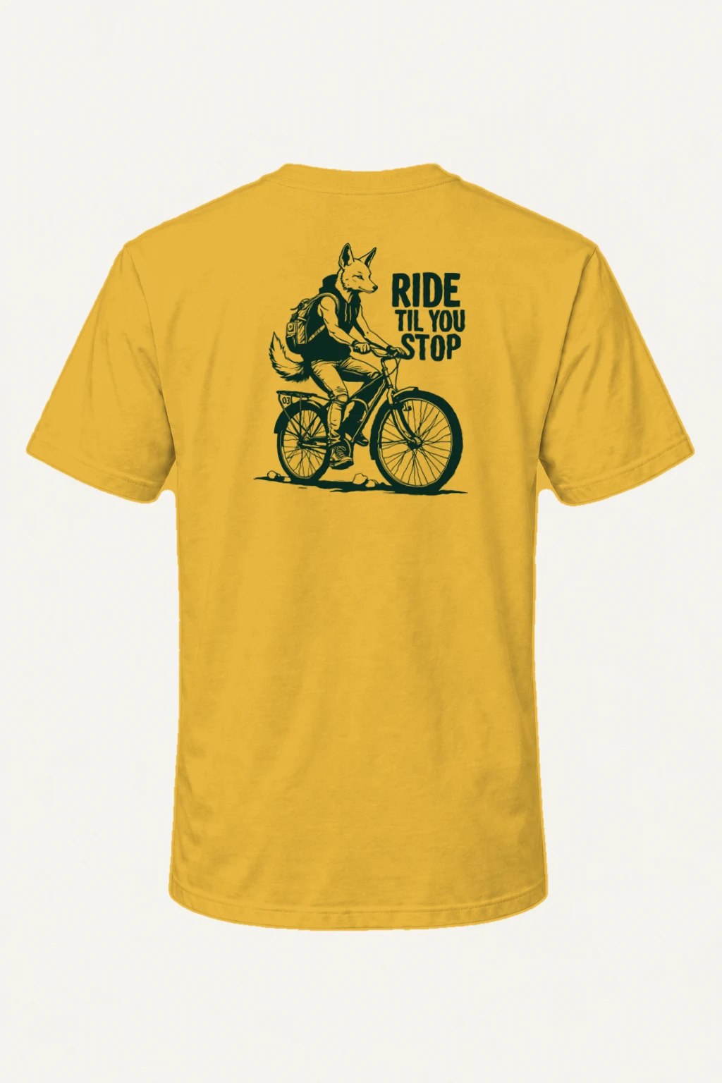 "Ride Til You Stop" Heavyweight Unisex Crewneck T-shirt | Gildan 5000