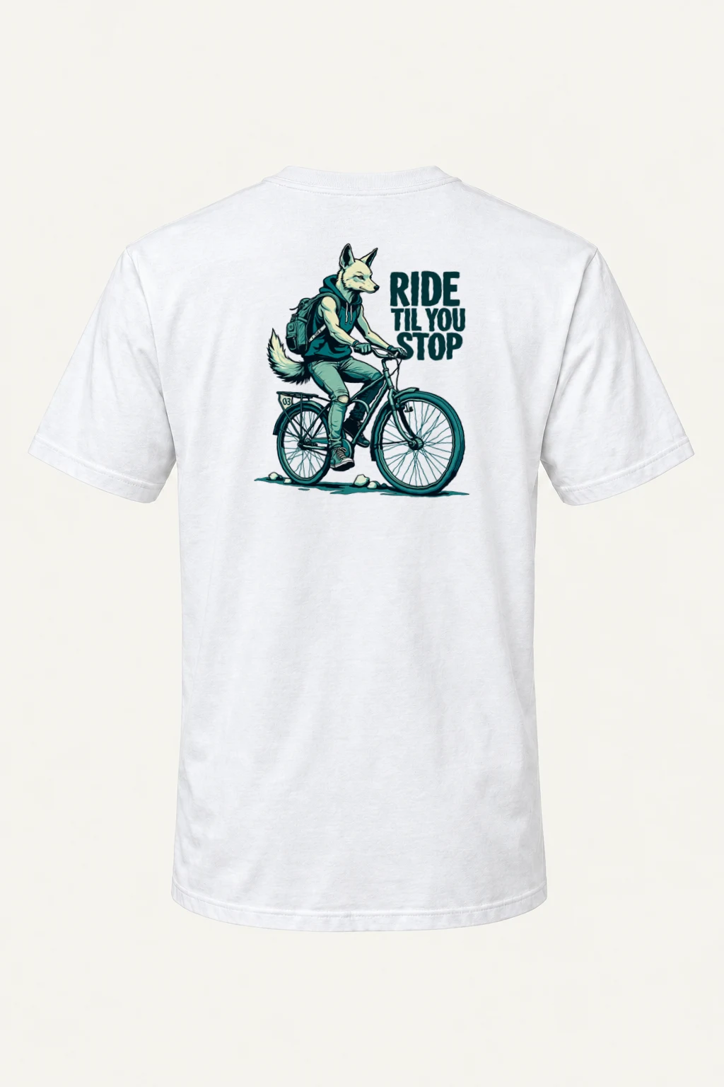 "Ride Til You Stop" Heavyweight Unisex Crewneck T-shirt | Gildan 5000