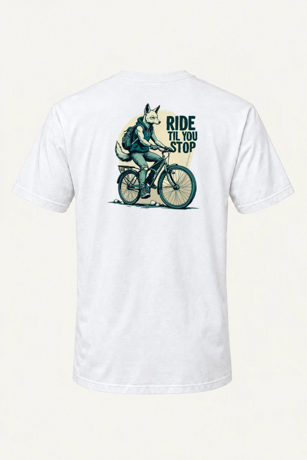 "Ride Til You Stop" Heavyweight Unisex Crewneck T-shirt | Gildan 5000