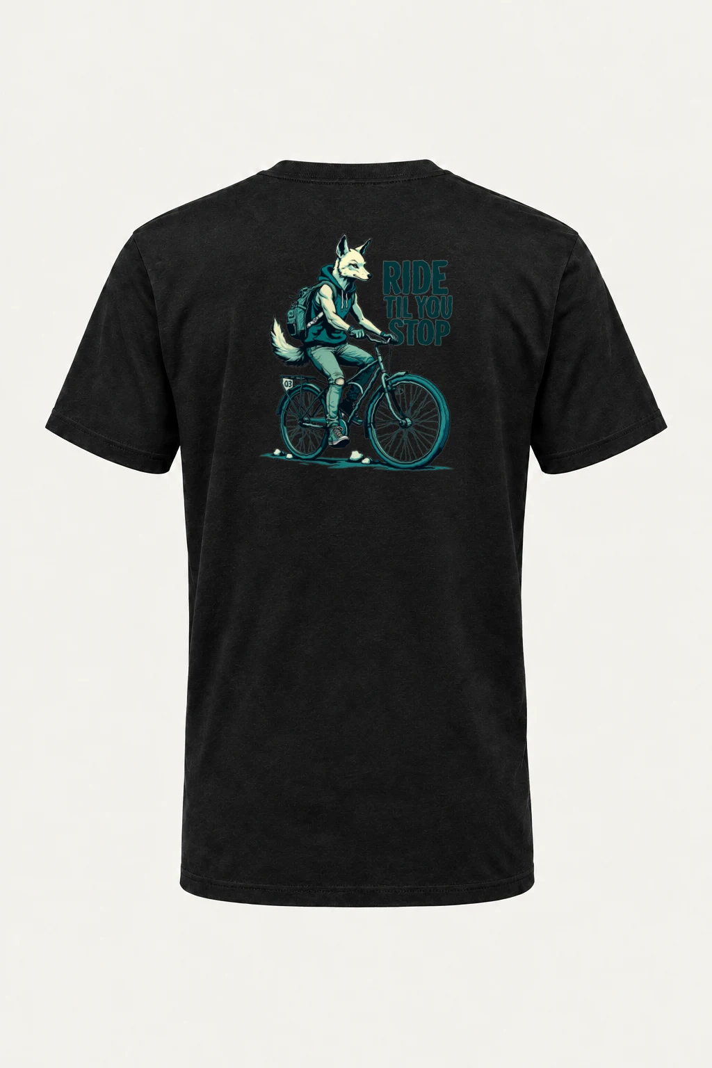 "Ride Til You Stop" Heavyweight Unisex Crewneck T-shirt | Gildan 5000