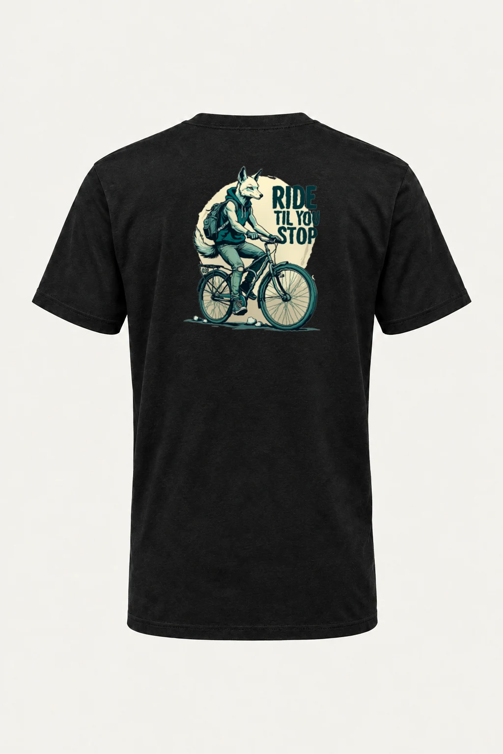 "Ride Til You Stop" Heavyweight Unisex Crewneck T-shirt | Gildan 5000