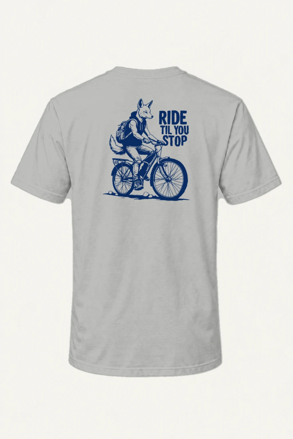 "Ride Til You Stop" Heavyweight Unisex Crewneck T-shirt | Gildan 5000