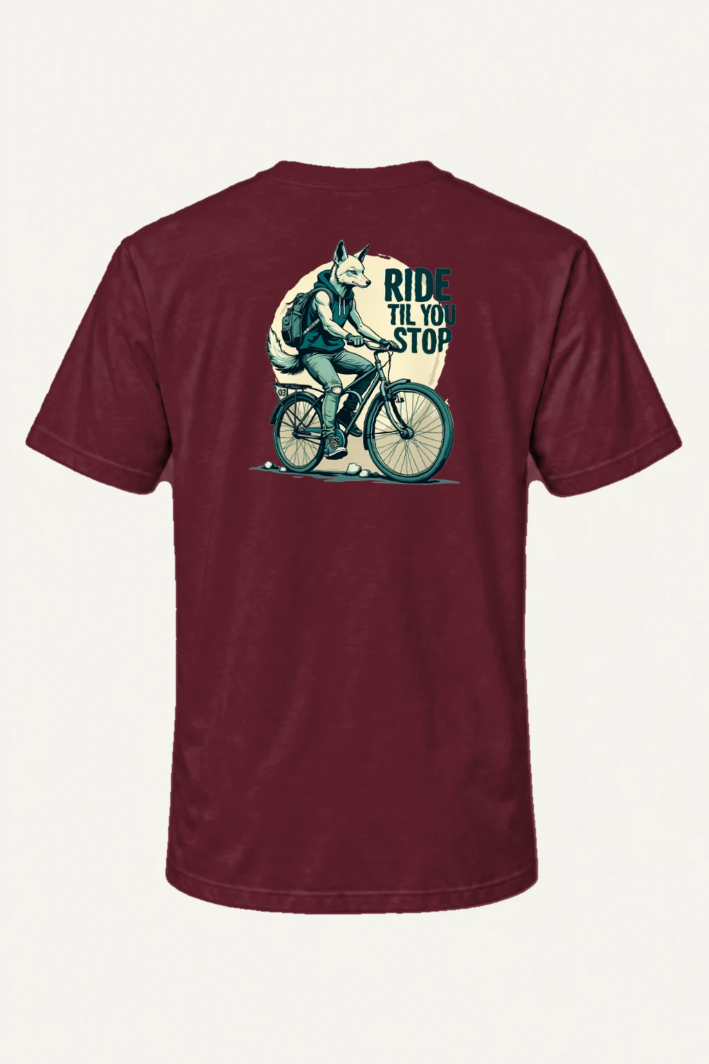 "Ride Til You Stop" Heavyweight Unisex Crewneck T-shirt | Gildan 5000