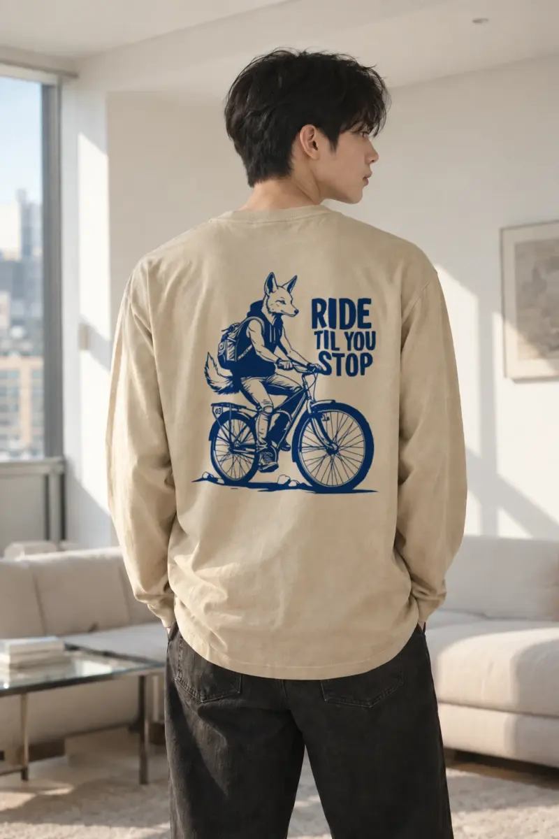 “Ride Til You Stop” Unisex Longsleeve T-shirt | Gildan 2400