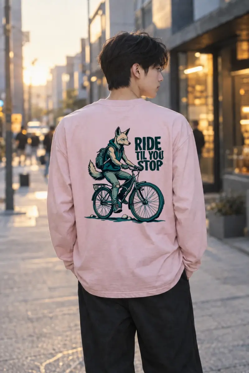 "Ride Til You Stop" Unisex Longsleeve T-shirt | Gildan 2400