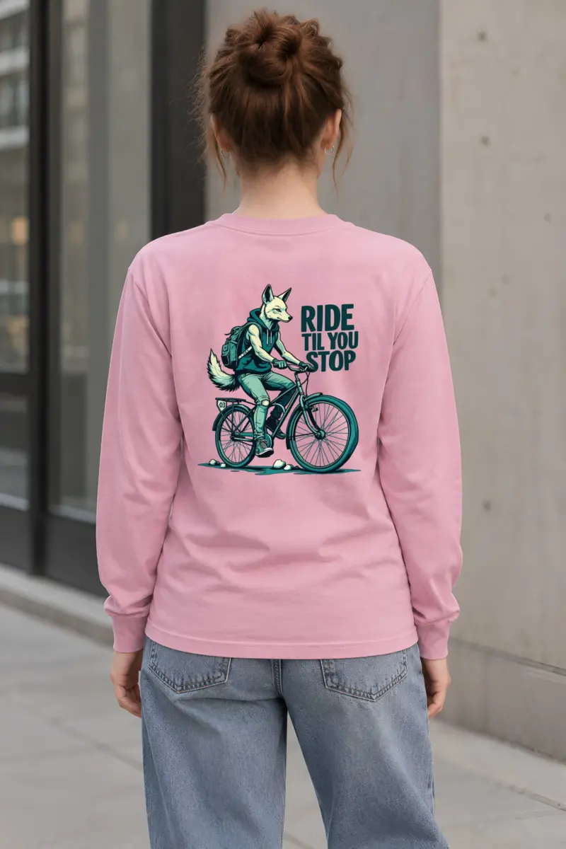 "Ride Til You Stop" Unisex Longsleeve T-shirt