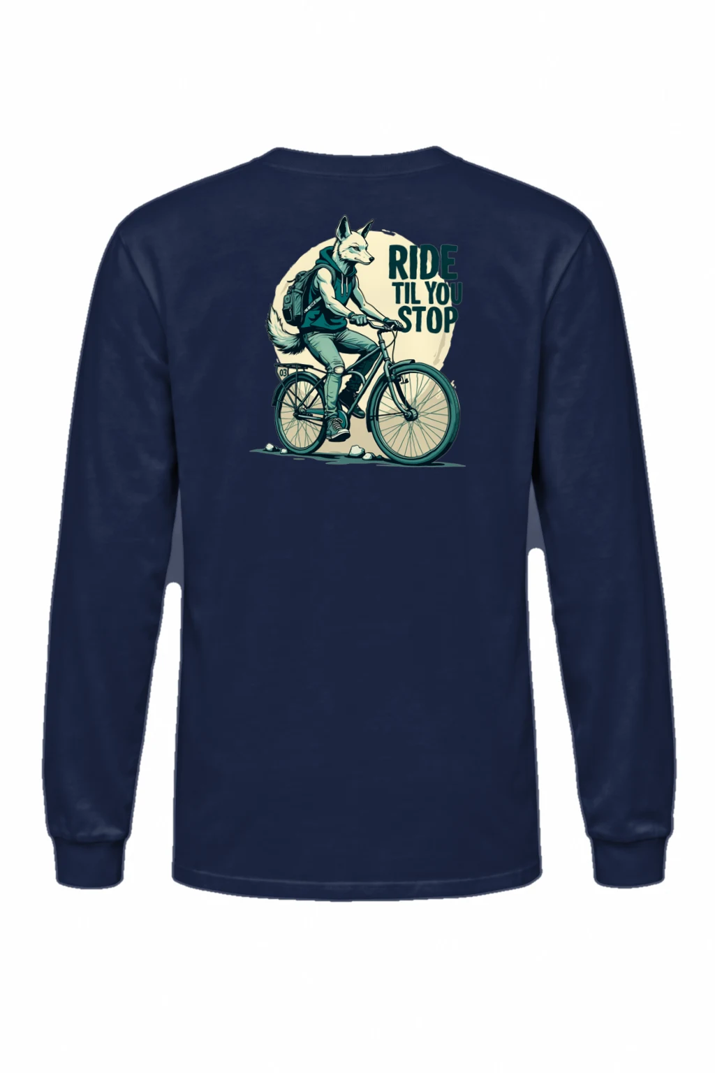 "Ride Til You Stop" Unisex Longsleeve T-shirt | Gildan 2400