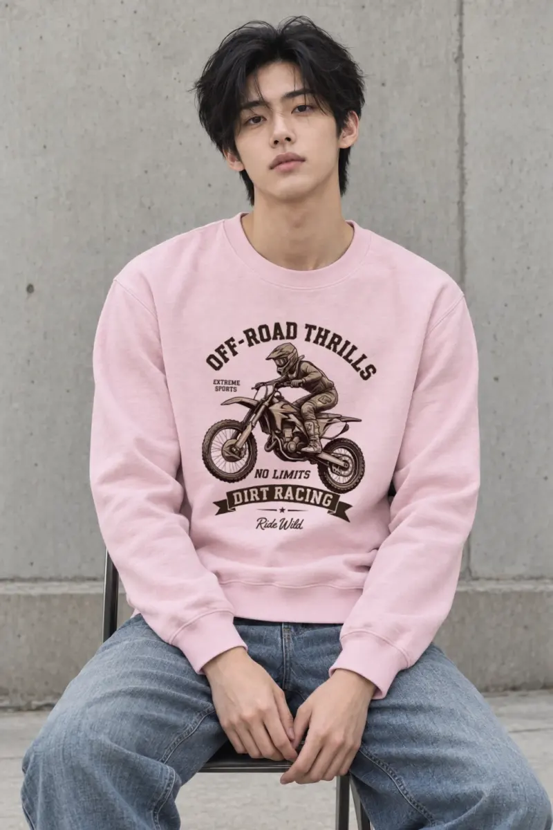 "Ride Wild" Heavy Blend Unisex Crewneck Sweatshirt | Gildan 18000
