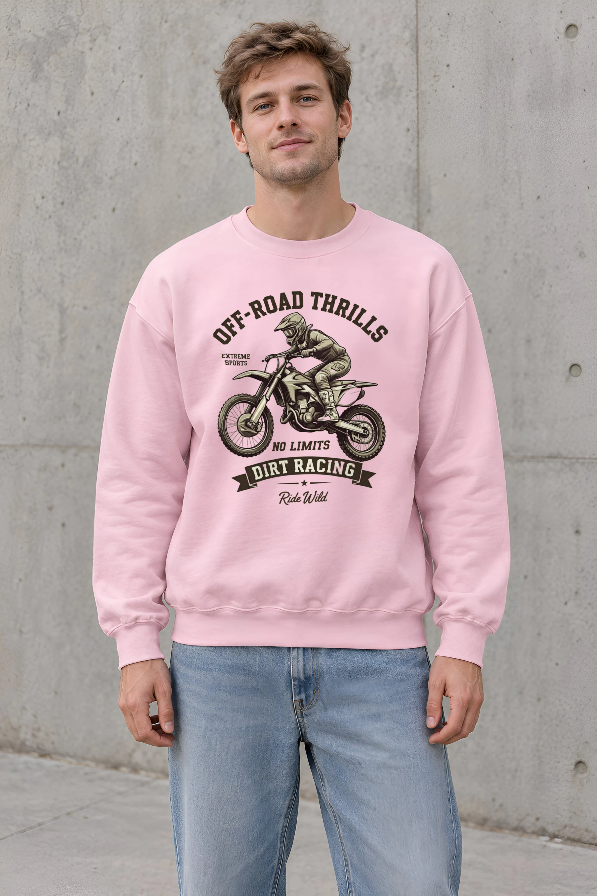 "Ride Wild" 1 Crewneck Sweatshirt