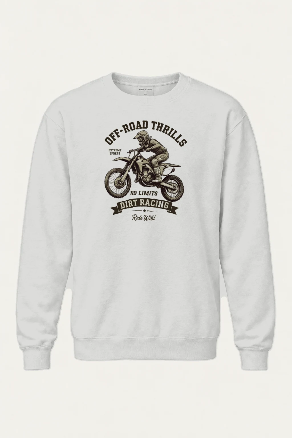 "Ride Wild" Heavy Blend Unisex Crewneck Sweatshirt | Gildan 18000
