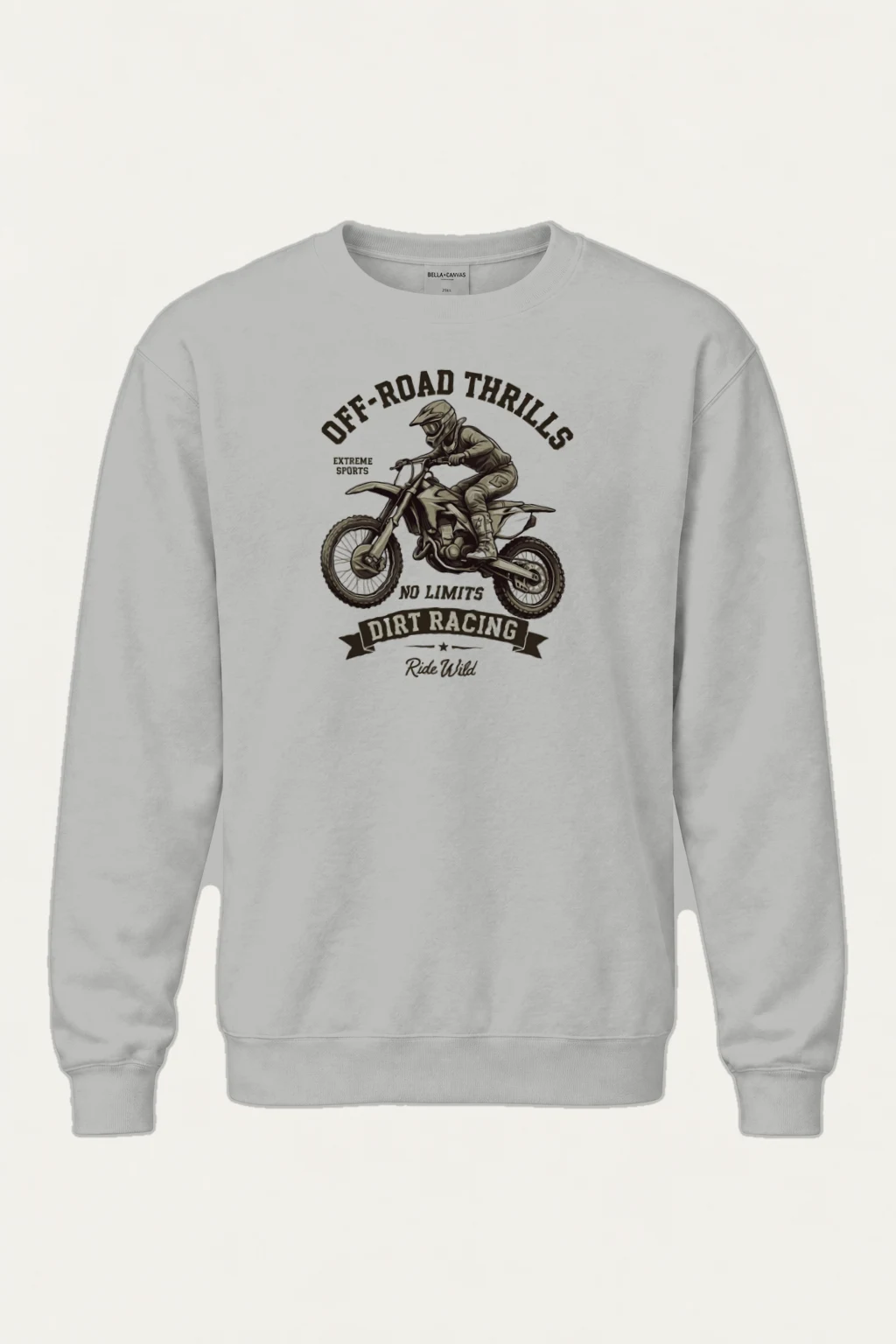 "Ride Wild" Heavy Blend Unisex Crewneck Sweatshirt | Gildan 18000