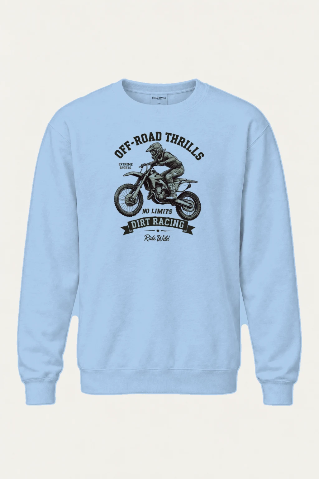 "Ride Wild" Heavy Blend Unisex Crewneck Sweatshirt | Gildan 18000