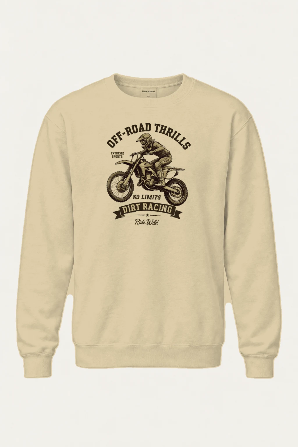 "Ride Wild" Heavy Blend Unisex Crewneck Sweatshirt | Gildan 18000