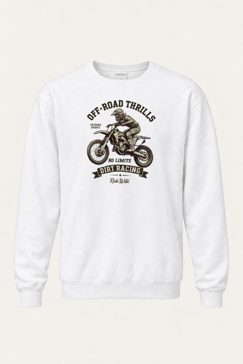 "Ride Wild" Heavy Blend Unisex Crewneck Sweatshirt | Gildan 18000