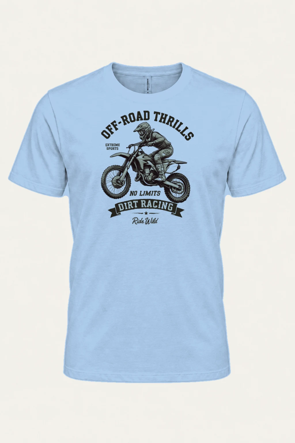 "Ride Wild" Heavyweight Unisex Crewneck T-shirt | Gildan 5000