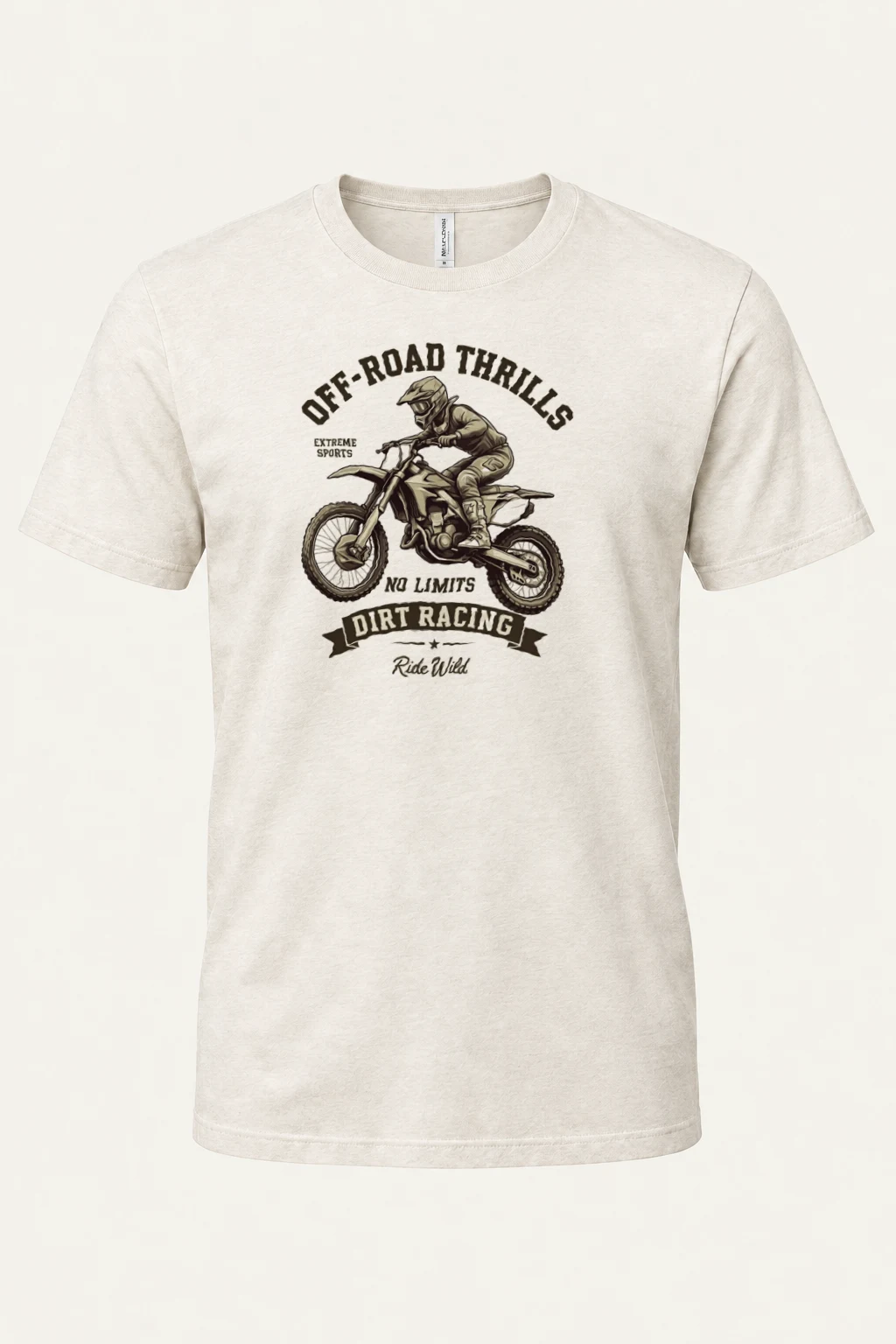 "Ride Wild" Heavyweight Unisex Crewneck T-shirt | Gildan 5000