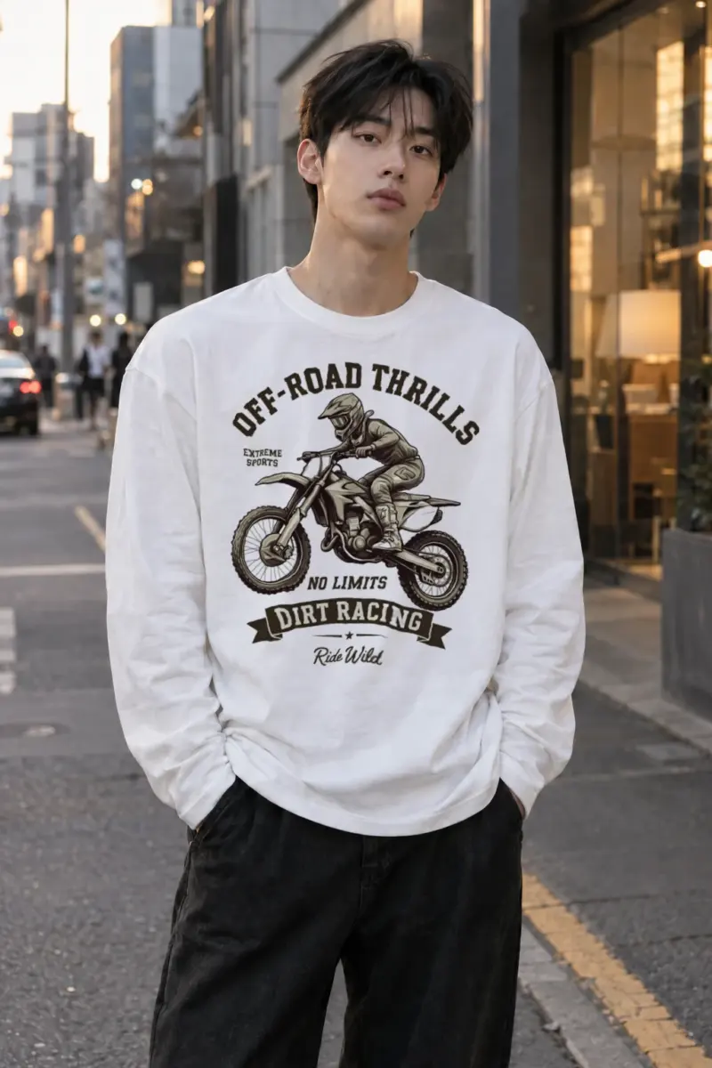 "Ride Wild" Unisex Longsleeve T-shirt | Gildan 2400