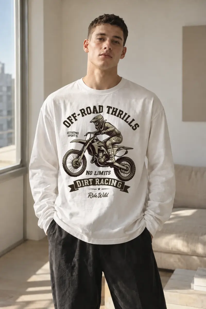 "Ride Wild" Unisex Longsleeve T-shirt | Gildan 2400
