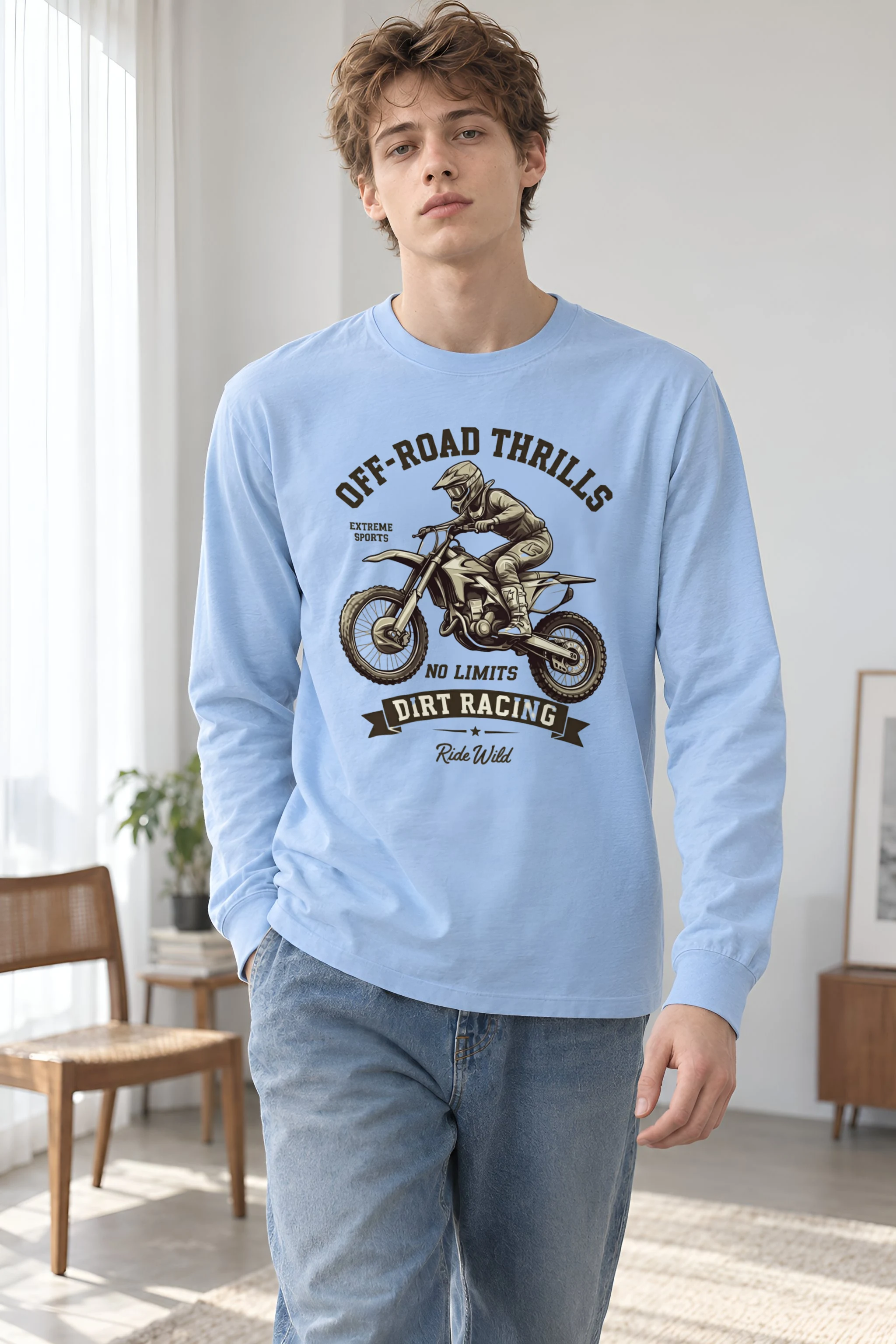 "Ride Wild" Unisex Longsleeve T-shirt