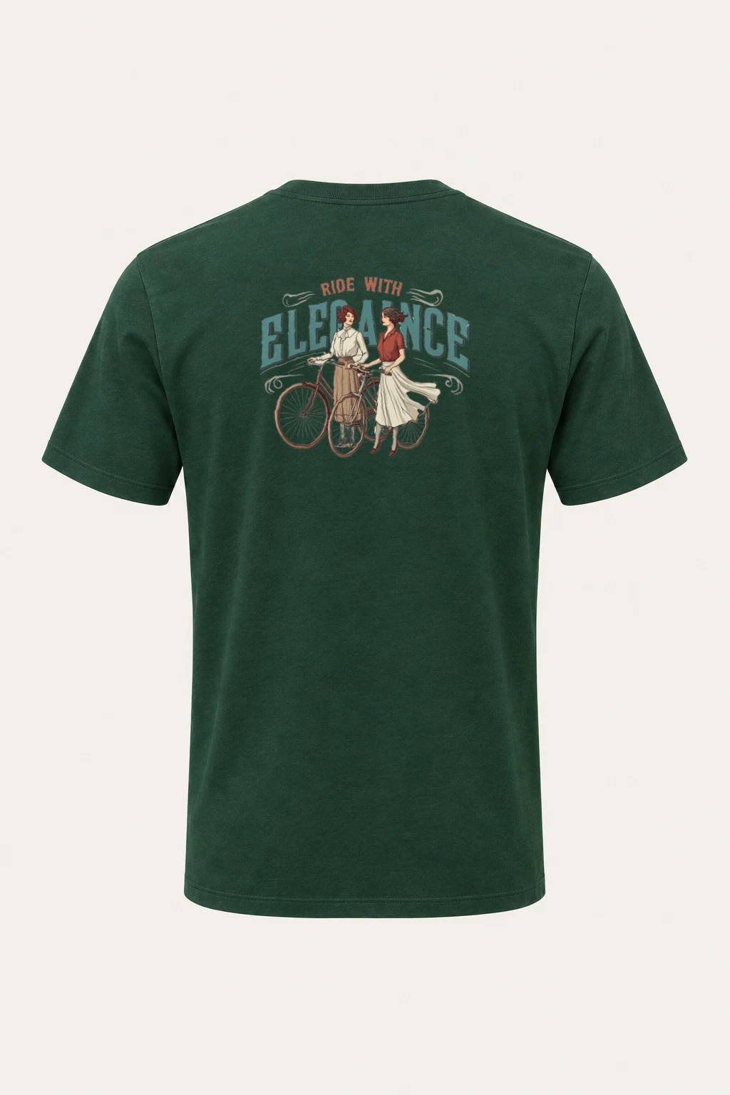 "Ride With Elegance" Heavyweight Unisex Crewneck T-shirt | Gildan 5000