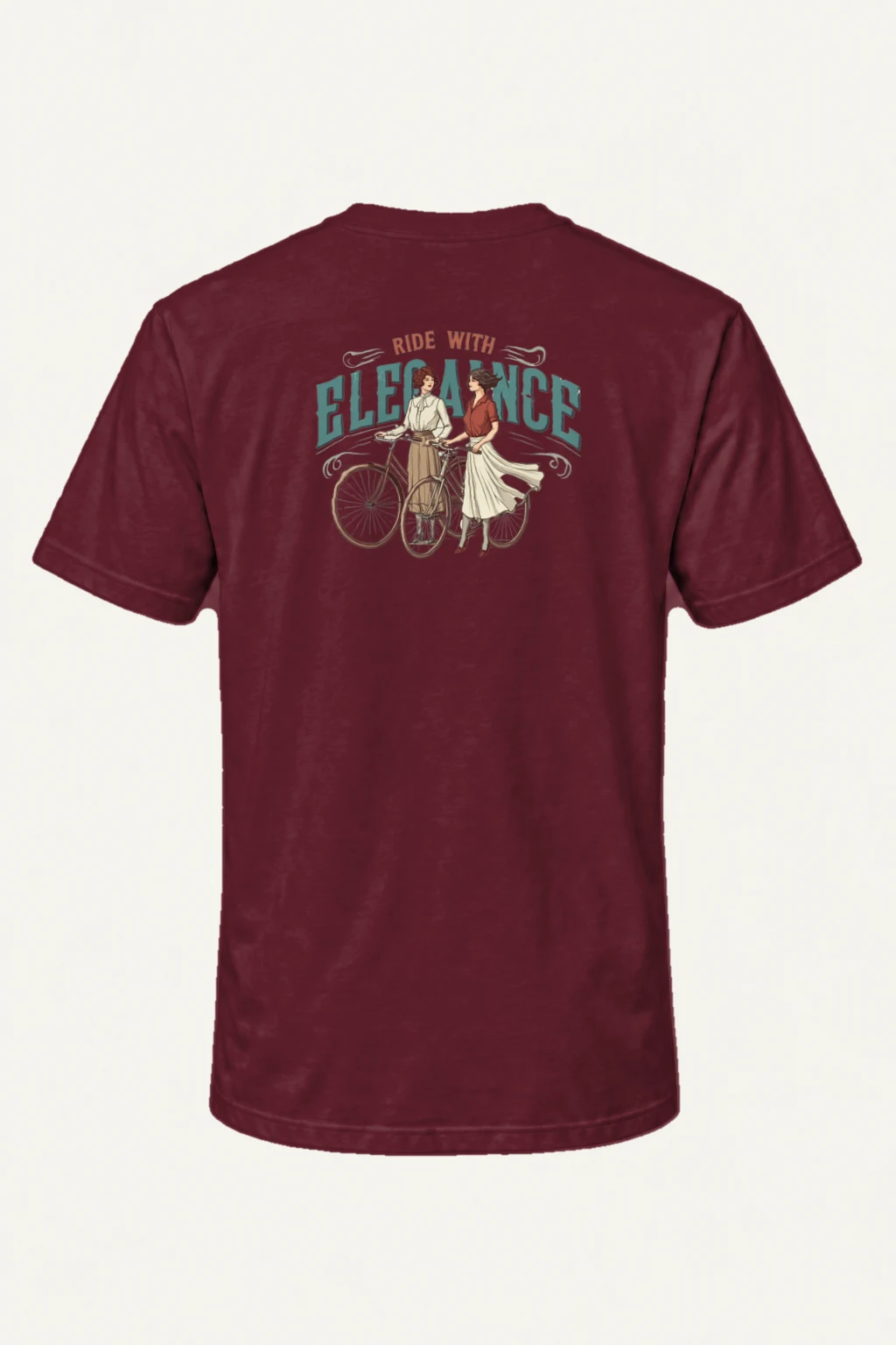"Ride With Elegance" Heavyweight Unisex Crewneck T-shirt | Gildan 5000