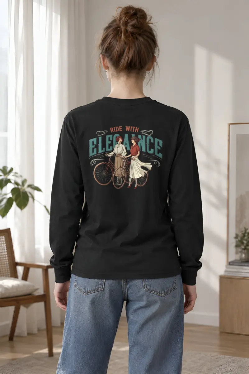 "Ride With Elegance" Unisex Longsleeve T-shirt