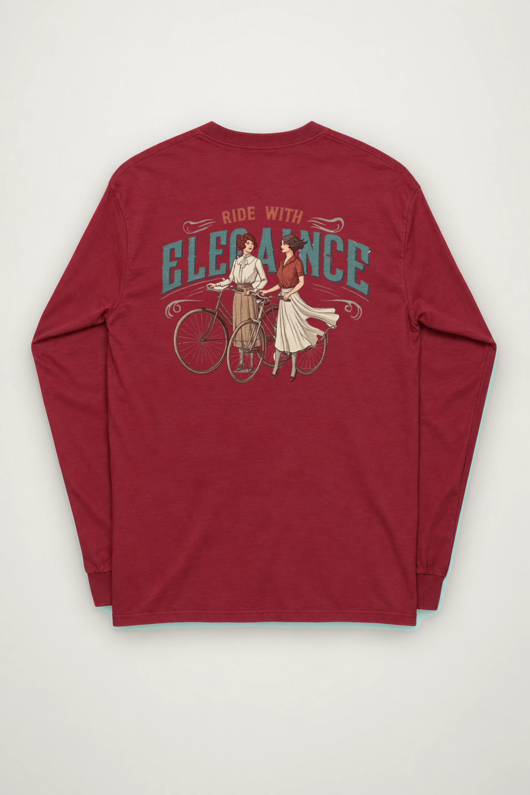 "Ride With Elegance" Unisex Longsleeve T-shirt