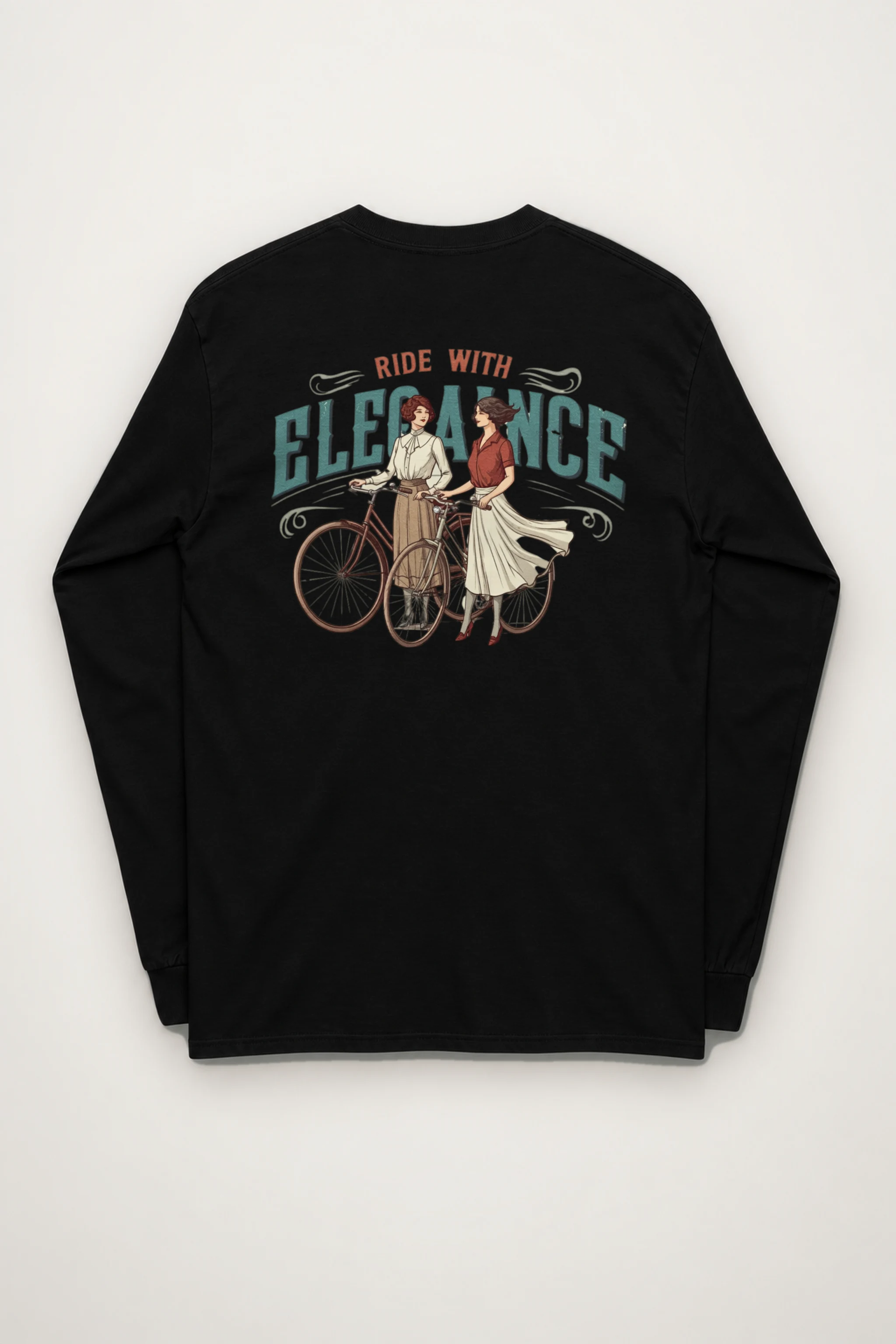 "Ride With Elegance" Unisex Longsleeve T-shirt