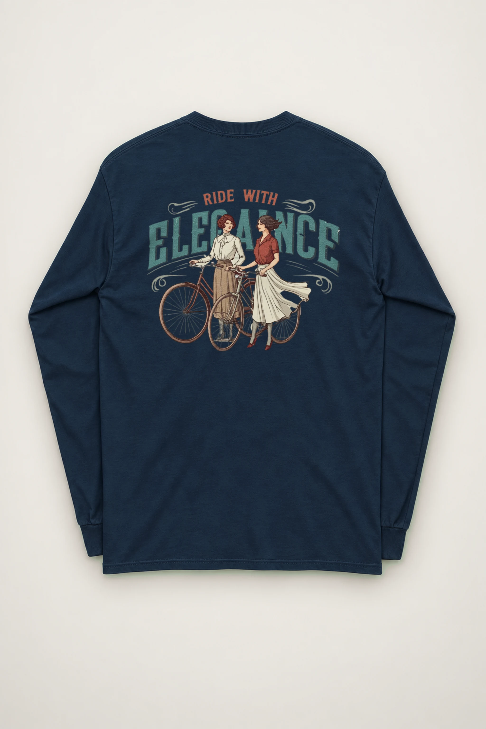 "Ride With Elegance" Unisex Longsleeve T-shirt