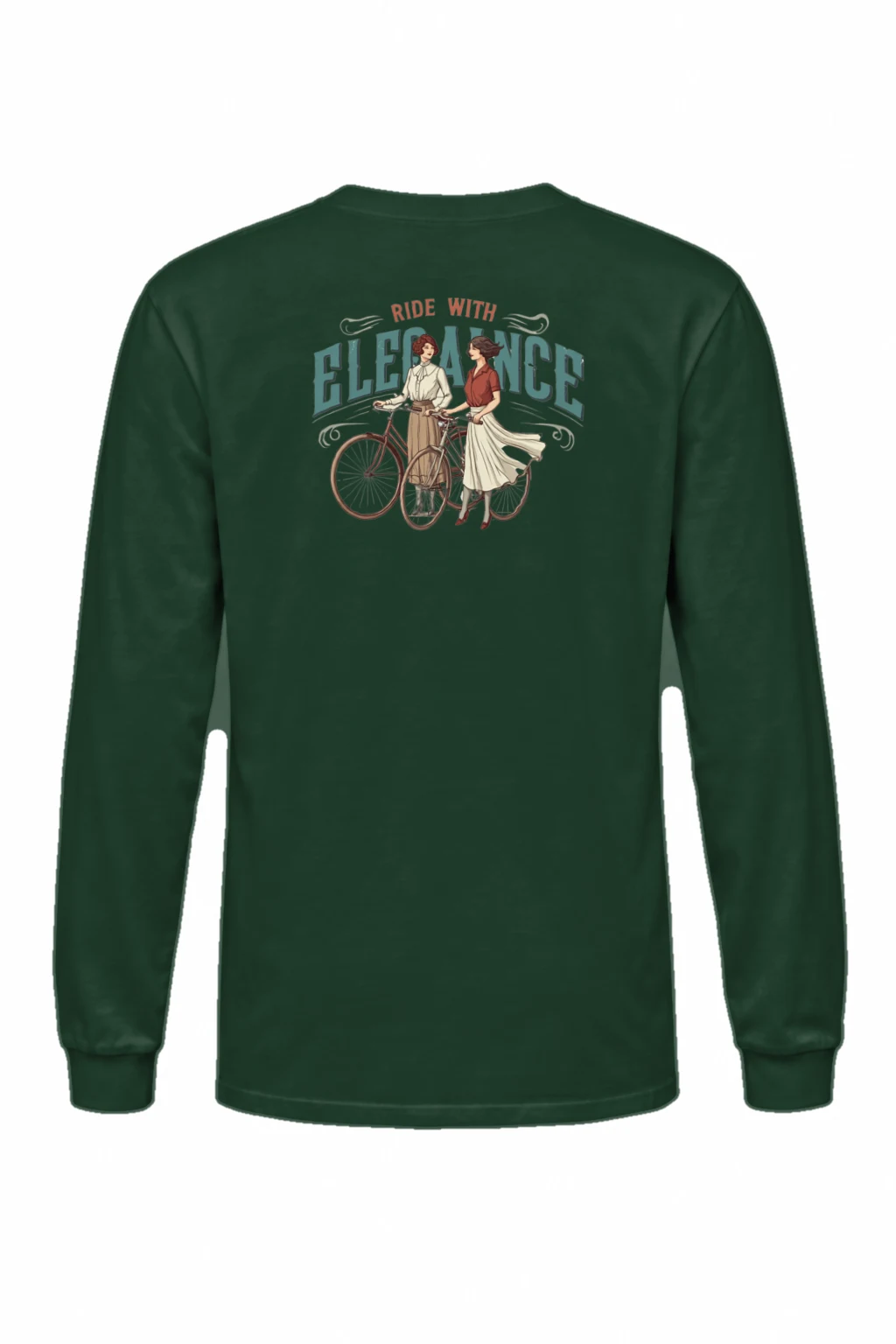 "Ride With Elegance" Unisex Longsleeve T-shirt | Gildan 2400