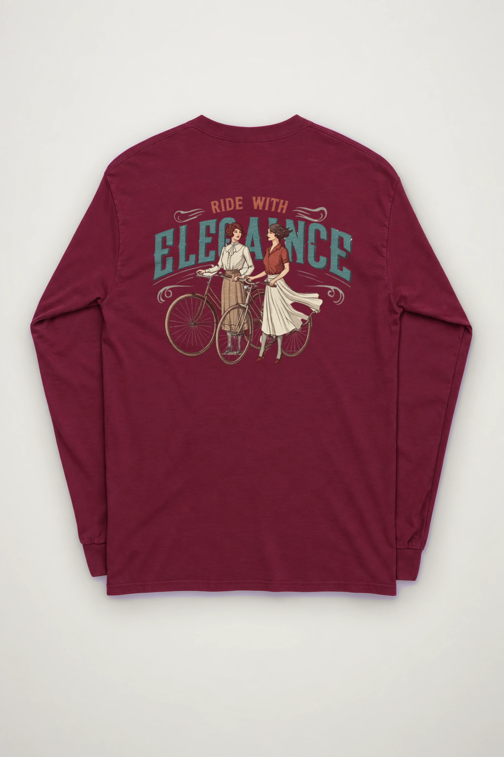 "Ride With Elegance" Unisex Longsleeve T-shirt