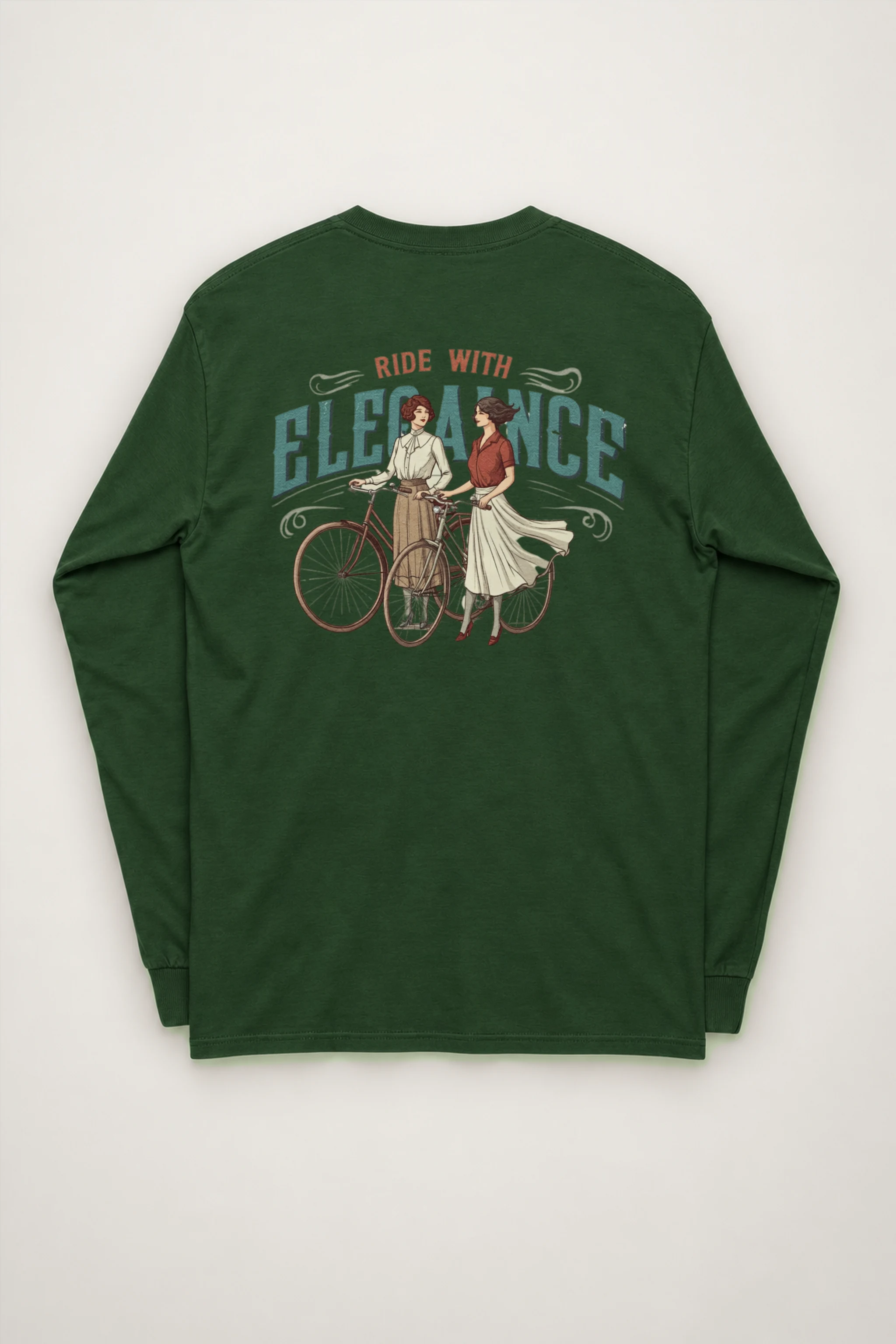 "Ride With Elegance" Unisex Longsleeve T-shirt