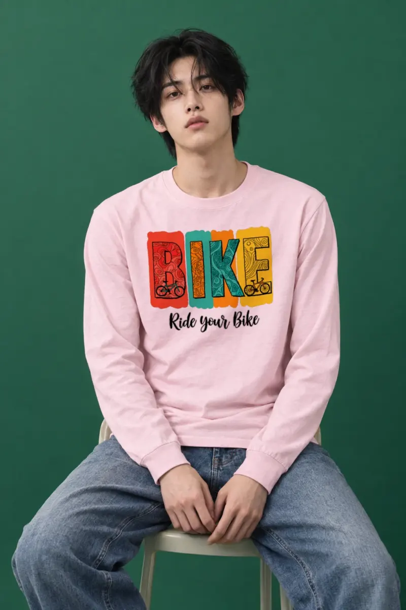 "Ride Your Bike" Unisex Longsleeve T-shirt