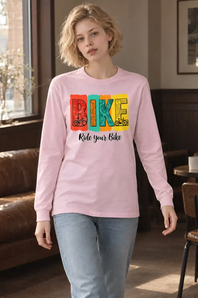 "Ride Your Bike" Unisex Longsleeve T-shirt