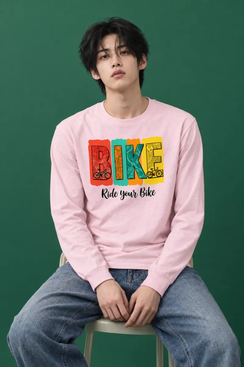 "Ride Your Bike" Unisex Longsleeve T-shirt